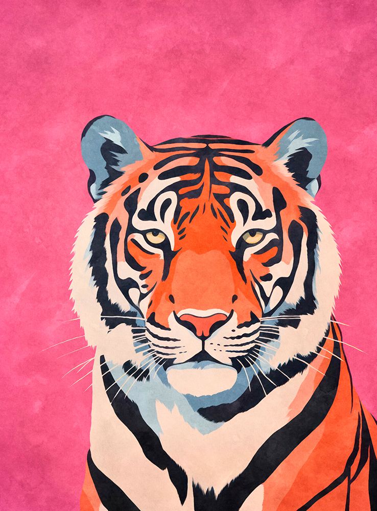 Fancy Tiger art print by Andrea Haase for $57.95 CAD