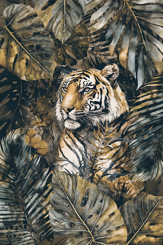 Jungle Tiger Ii art print by Andrea Haase for $57.95 CAD