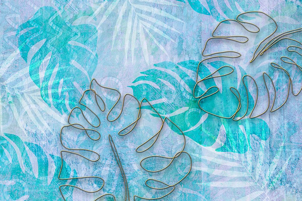 Tropics Embellishment Blue art print by Andrea Haase for $57.95 CAD