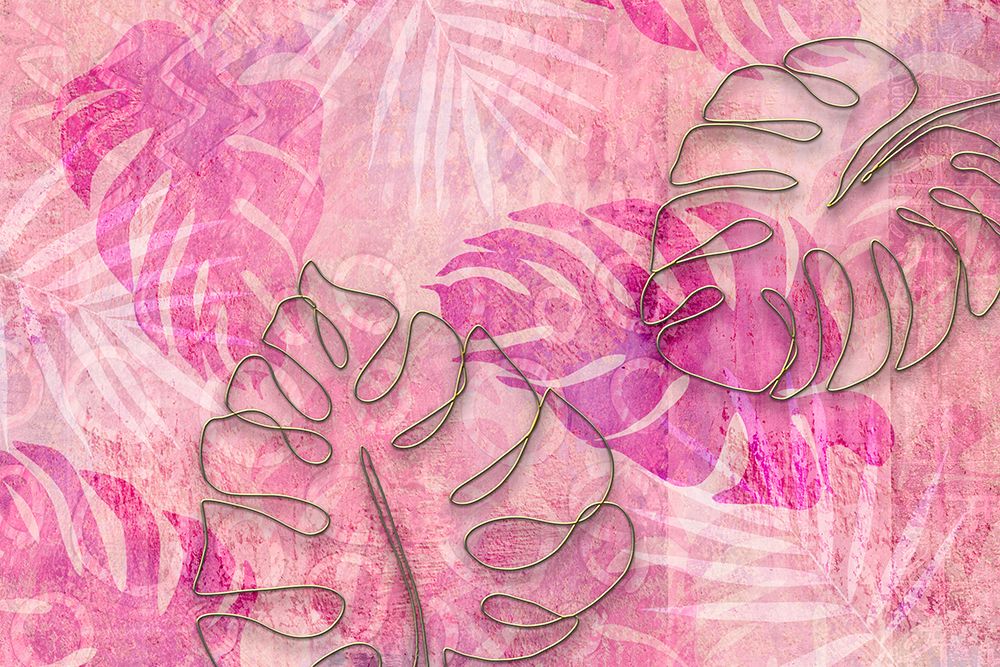 Tropics Embellishment Pink art print by Andrea Haase for $57.95 CAD
