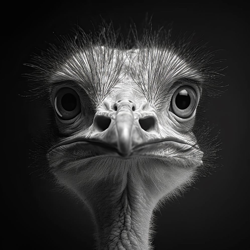 Ostrich 2 art print by Bilge Paksoylu for $57.95 CAD