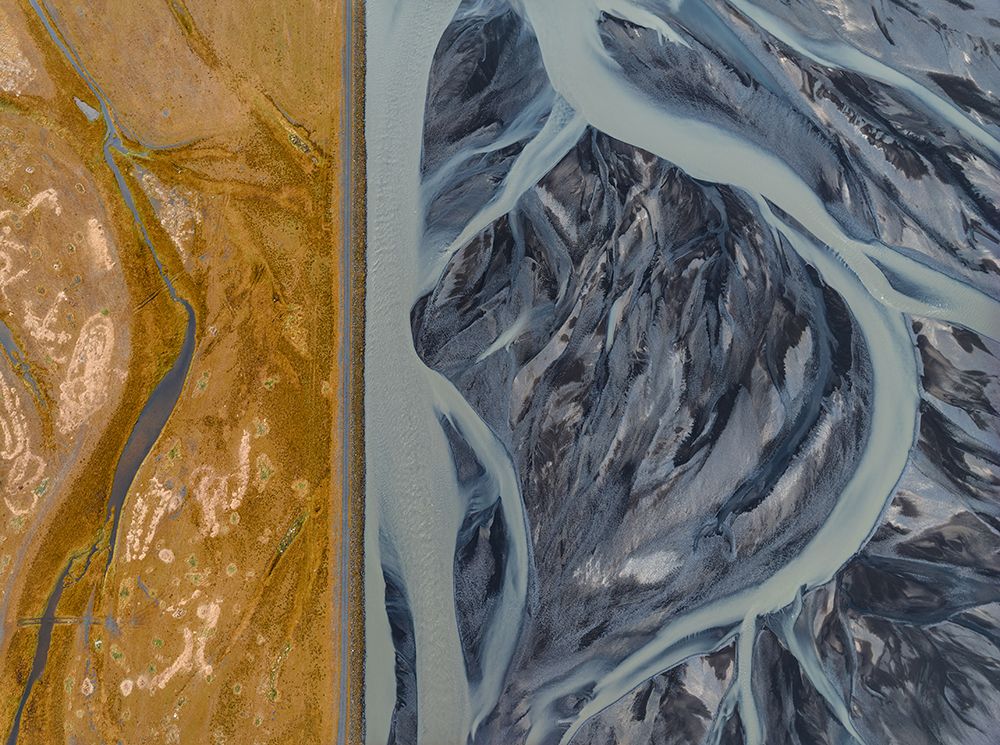 Glacial delta art print by Jure Kravanja for $57.95 CAD