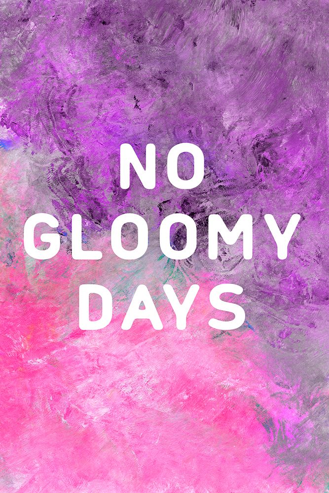 No Gloomy Days (Purple) art print by Rosana Laiz Blursbyai for $57.95 CAD
