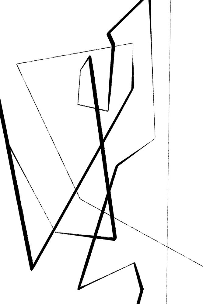 Angular Lines No 4 art print by Treechild for $57.95 CAD