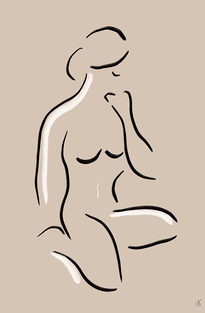 Lady Body No. 4 art print by Anne-Marie Volfova for $57.95 CAD