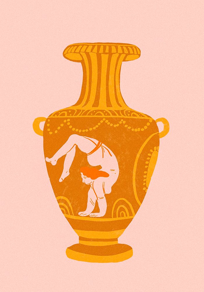 Yoga Vase art print by Gigi Rosado for $57.95 CAD