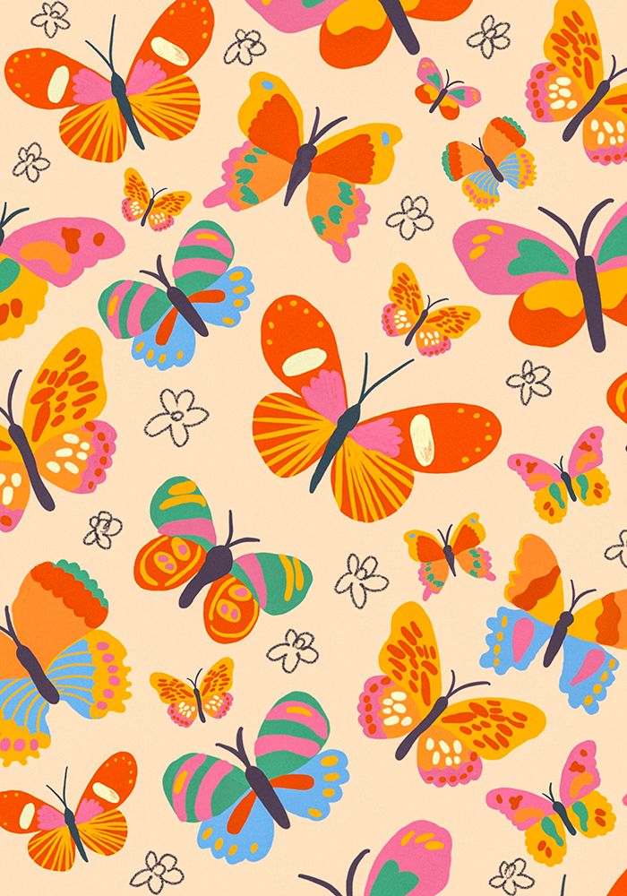 Butterflies art print by Gigi Rosado for $57.95 CAD