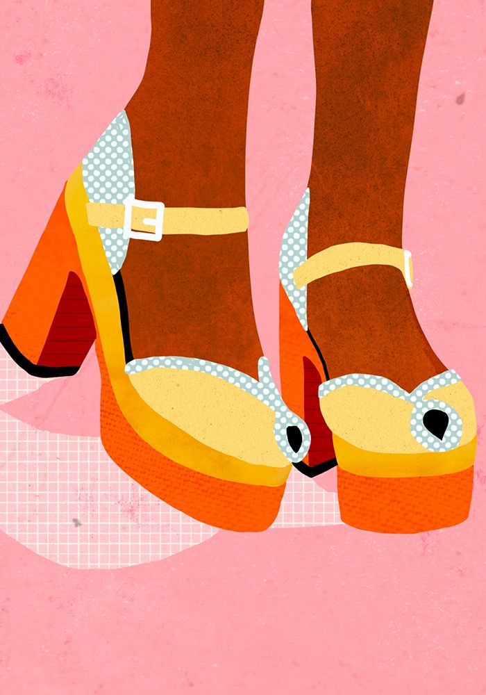 Funky Shoes art print by Gigi Rosado for $57.95 CAD