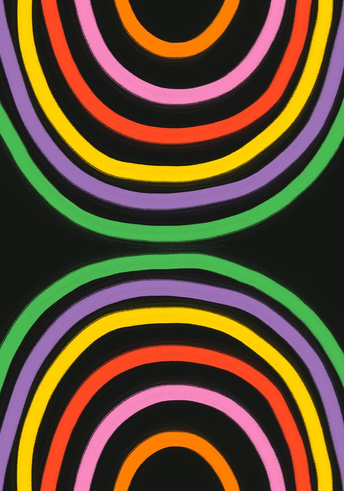 Twin Rainbows art print by Gigi Rosado for $57.95 CAD