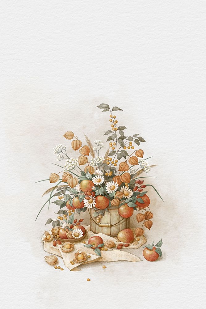 Flowers And Apples art print by Xuan Thai for $57.95 CAD