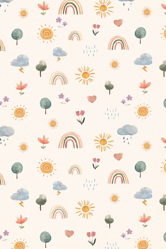 Seasonal Stickers Pattern art print by Xuan Thai for $57.95 CAD
