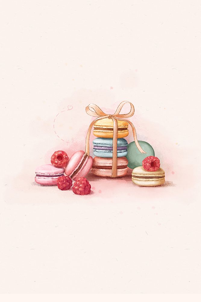Raspberry Macaron art print by Xuan Thai for $57.95 CAD