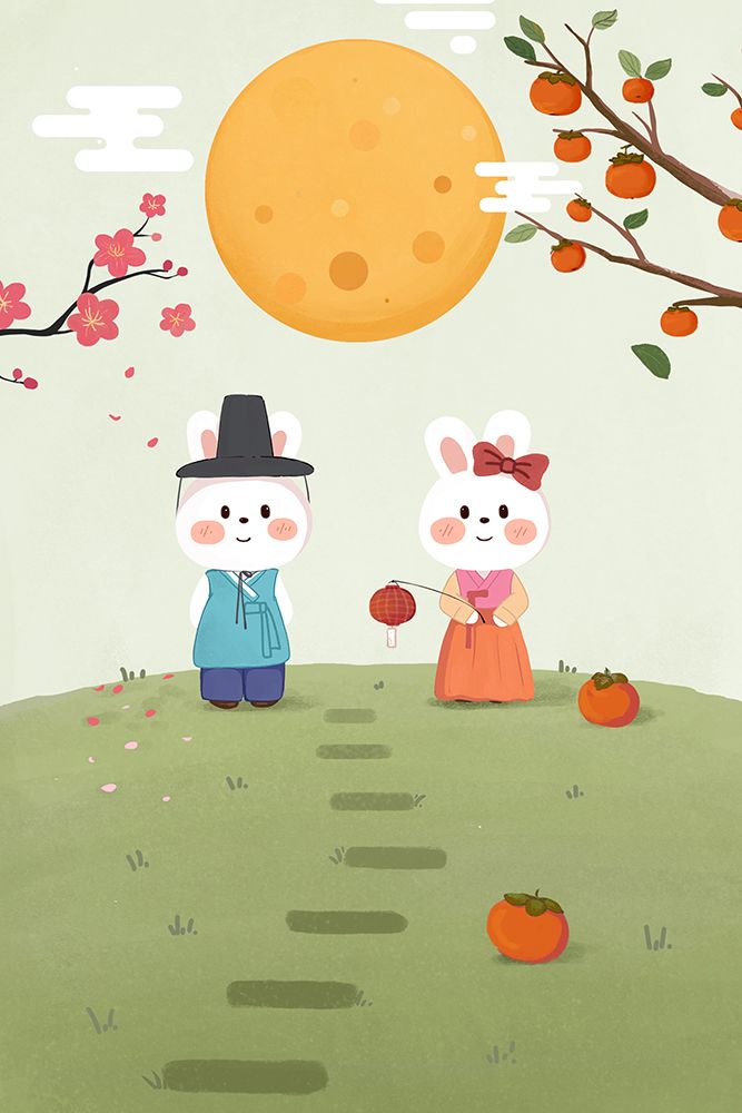 Happy Mid Autumn Festival Tradition art print by Xuan Thai for $57.95 CAD