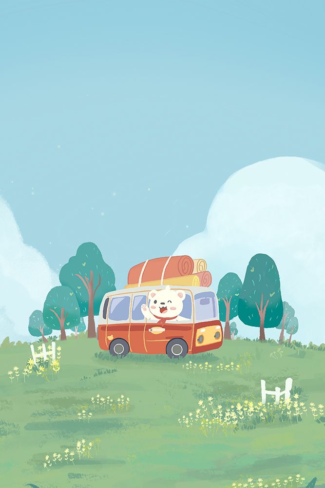 Bears Picnic Day Out art print by Xuan Thai for $57.95 CAD