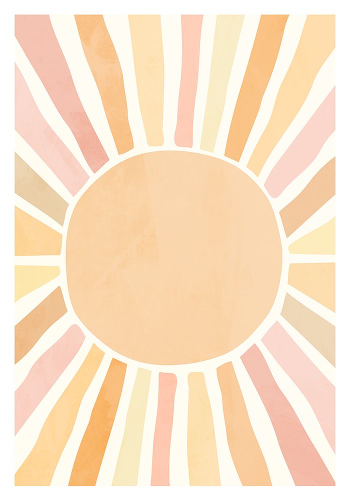 Boho Sun art print by Sarah Manovski for $57.95 CAD