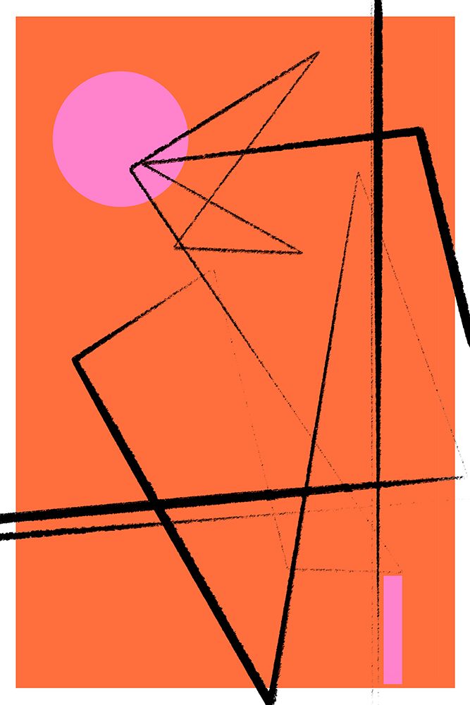Angular Lines No 15 art print by Treechild for $57.95 CAD