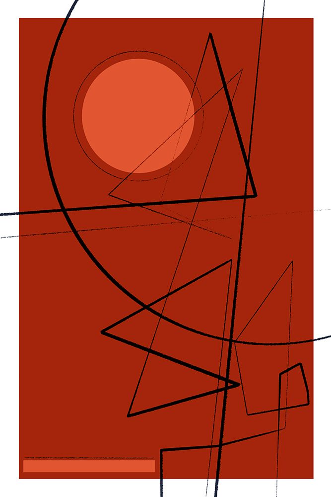 Angular lines No 21 art print by Treechild for $57.95 CAD