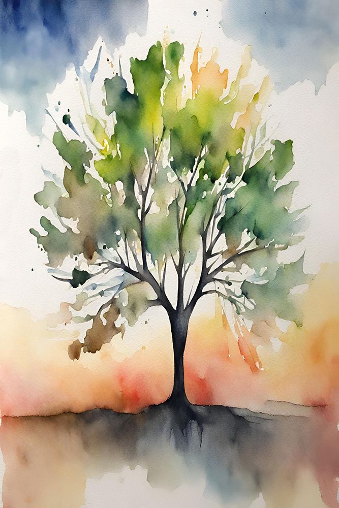 Tree Of Colour art print by Sally Ann Moss for $57.95 CAD