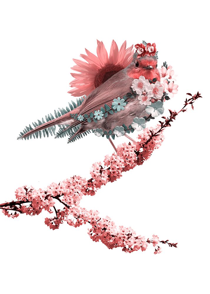 Blooming Bird art print by Al Barizi for $57.95 CAD