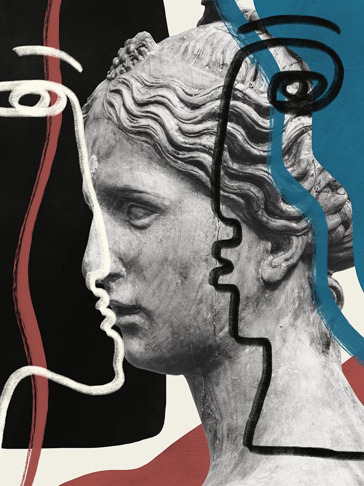 Line Art And Sculpture art print by Little Dean for $57.95 CAD