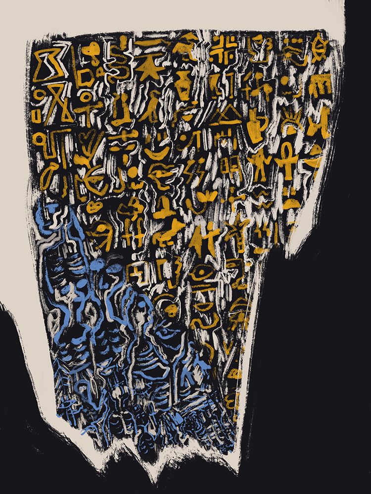 Abstract Alien Slab art print by Little Dean for $57.95 CAD