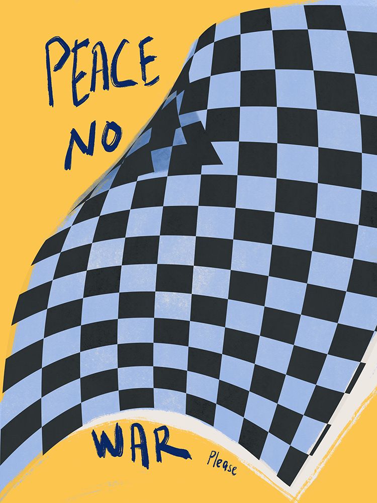 Peace No War Please art print by Little Dean for $57.95 CAD