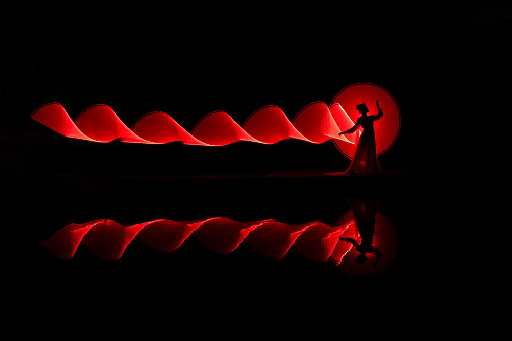 Light Painting art print by Emma Zhao for $57.95 CAD
