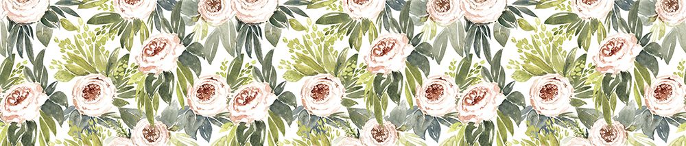 Ananada watercolor botanical pattern art print by Rosana Laiz Blursbyai for $57.95 CAD