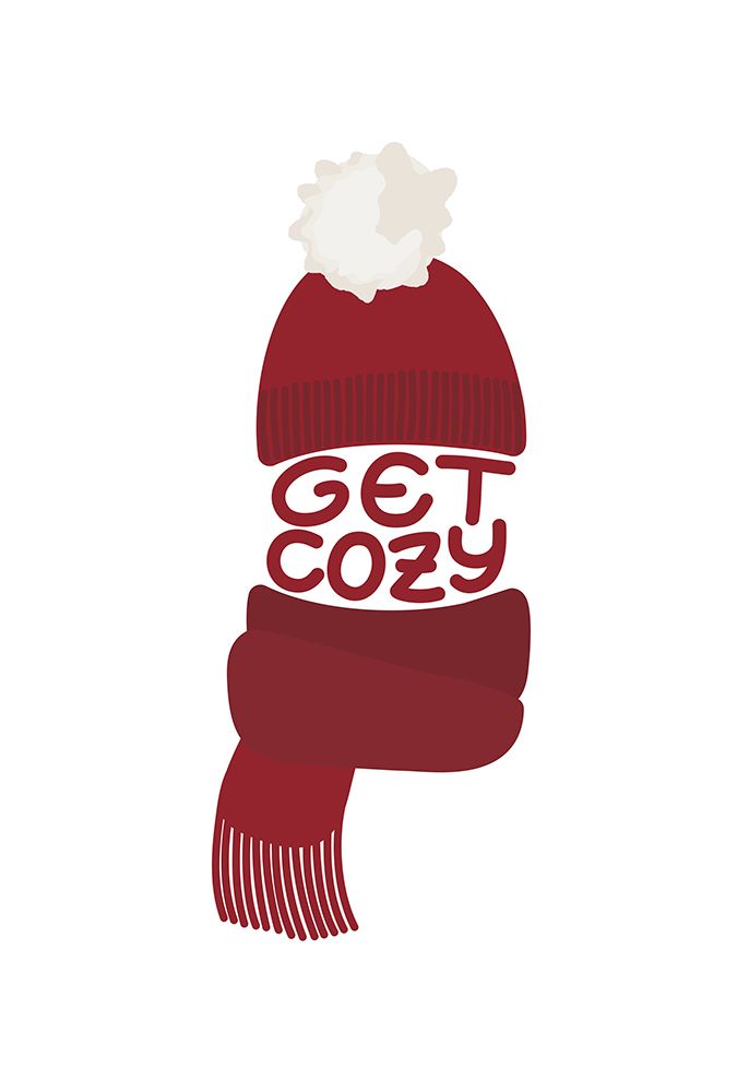 Get Cozy (Red) art print by Rosana Laiz Blursbyai for $57.95 CAD