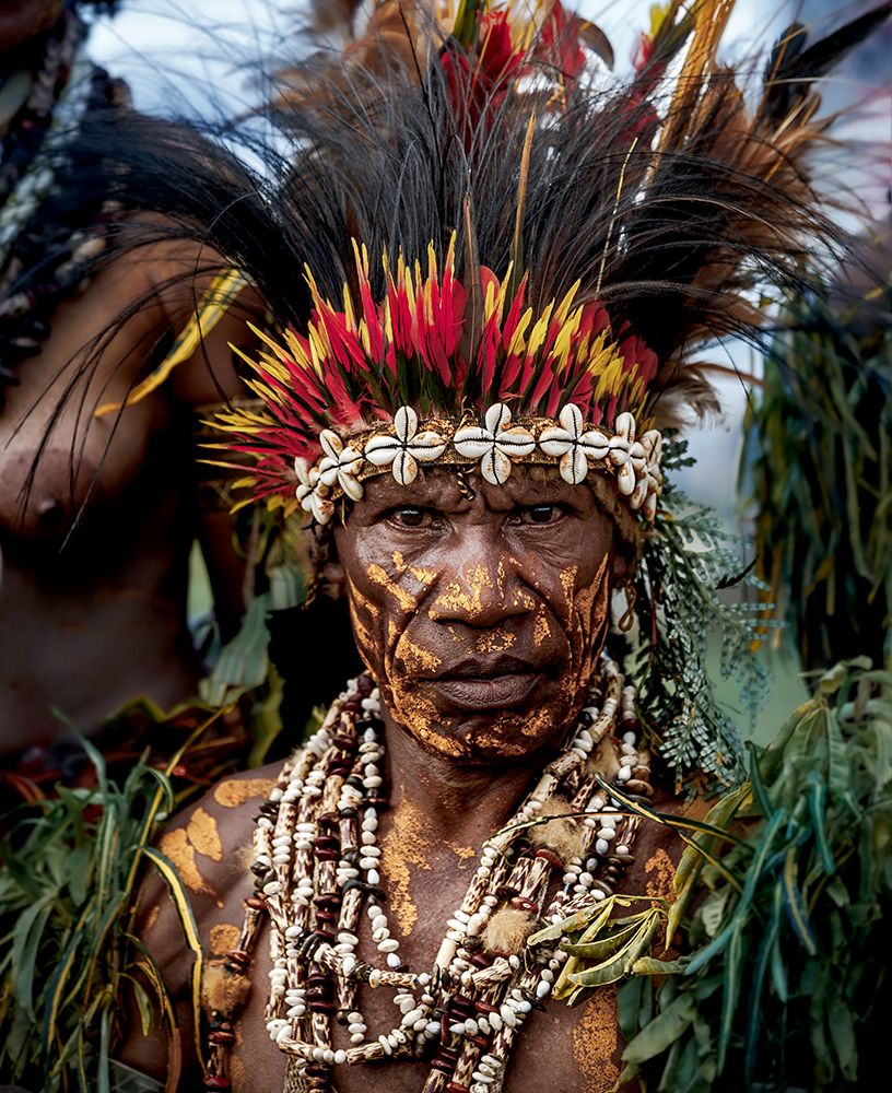 Papua New Guinea portrait art print by Francisco Mendoza Ruiz for $57.95 CAD