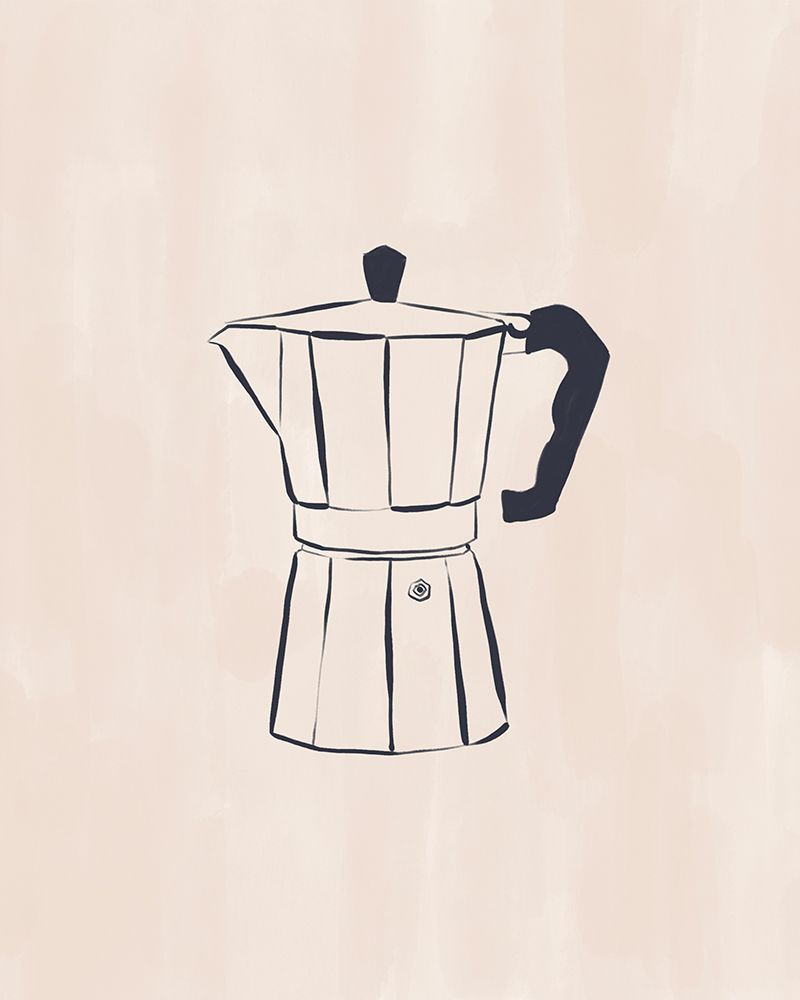 Cafetiere By Ivy Green Illustrations art print by Ivy Green Illustrations for $57.95 CAD