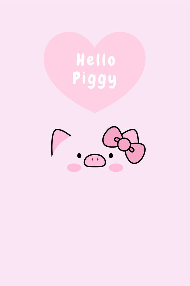 Hello Piggy art print by Xuan Thai for $57.95 CAD