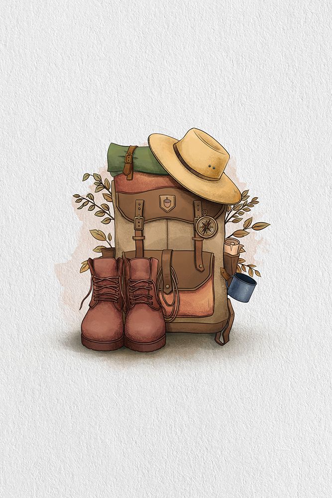 Backpack Travel art print by Xuan Thai for $57.95 CAD