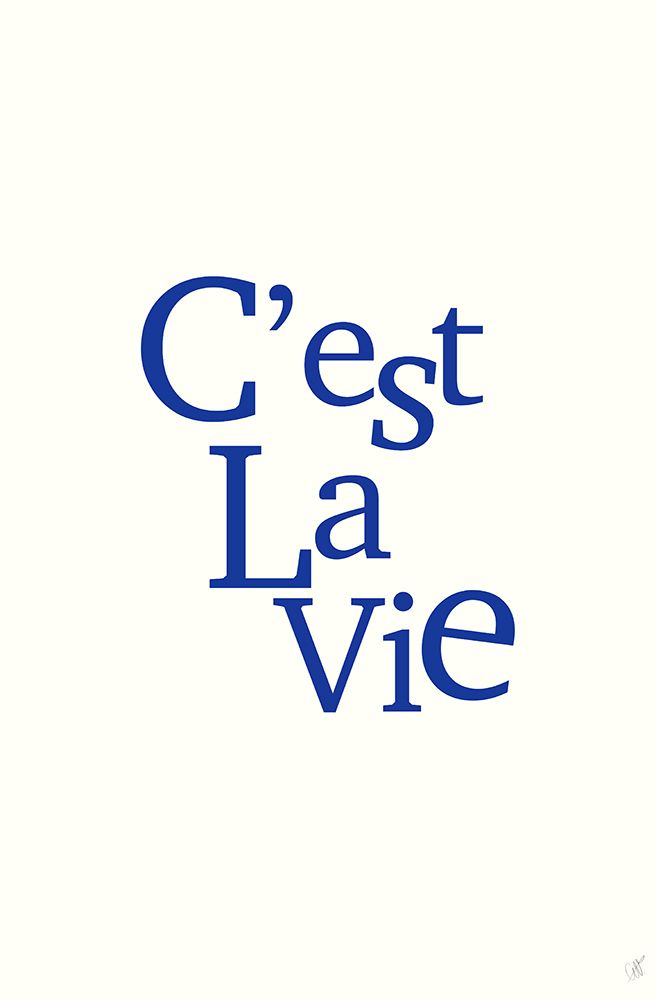 Cest La Vie art print by Anne-Marie Volfova for $57.95 CAD