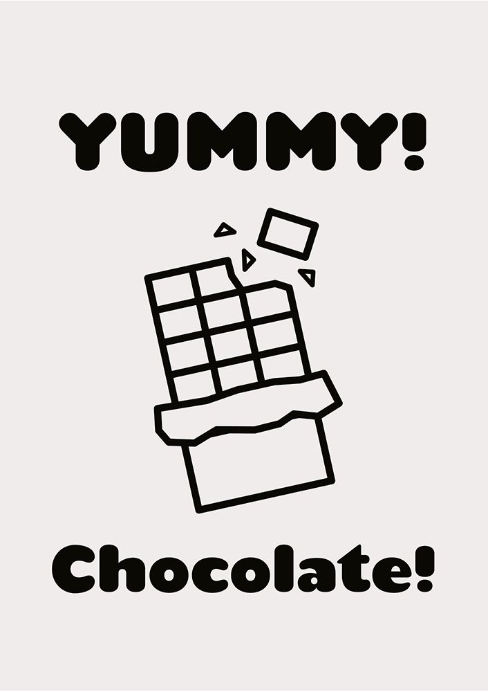 Chocolate art print by Fine Fine Stuff for $57.95 CAD