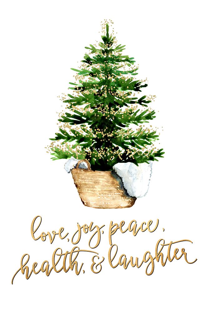 Cozy Christmas Tree With Holiday Wishes art print by Rosana Laiz Blursbyai for $57.95 CAD