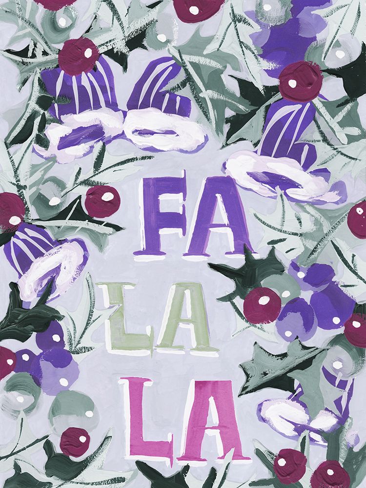 Fa LA LA Purple art print by Ania Zwara for $57.95 CAD