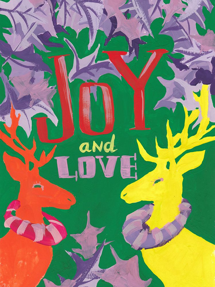Joy And Love, Green art print by Ania Zwara for $57.95 CAD