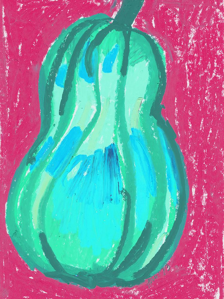 Pumpkin On Pink art print by Ania Zwara for $57.95 CAD