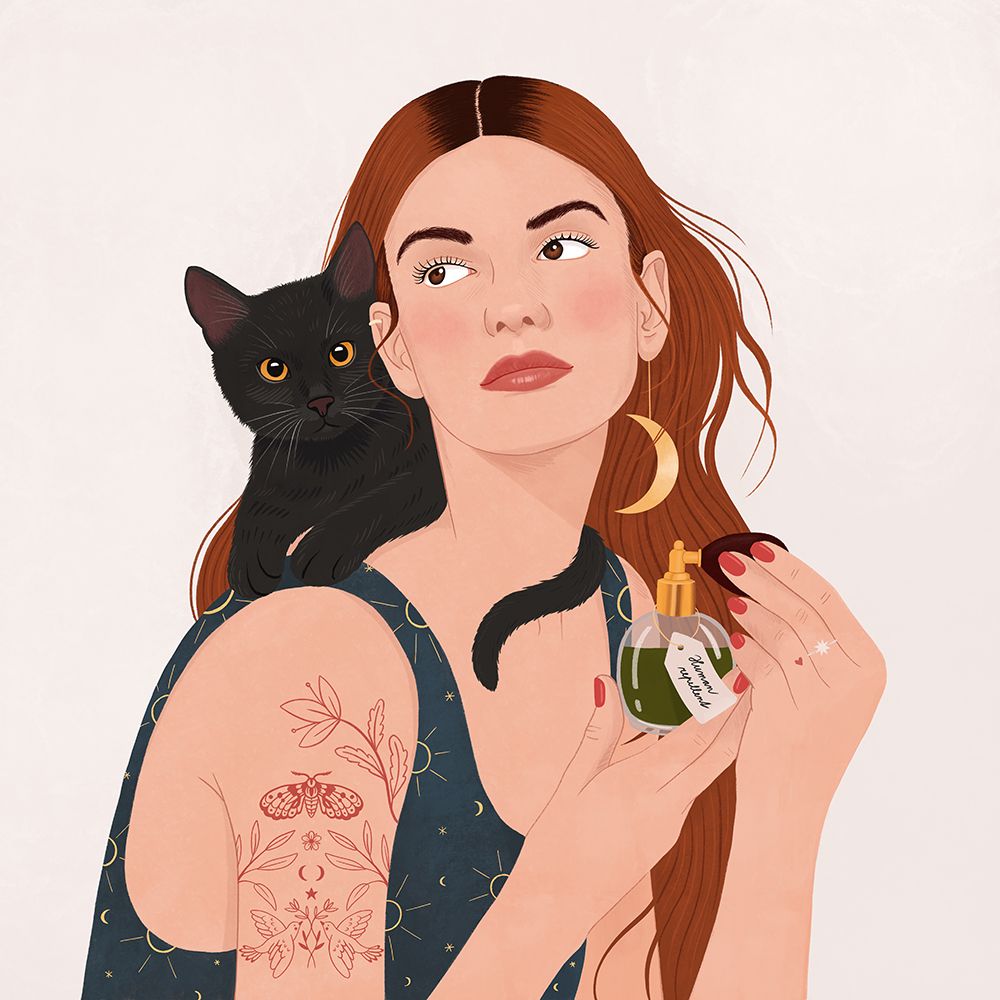 Witch art print by Petra Holikova for $57.95 CAD