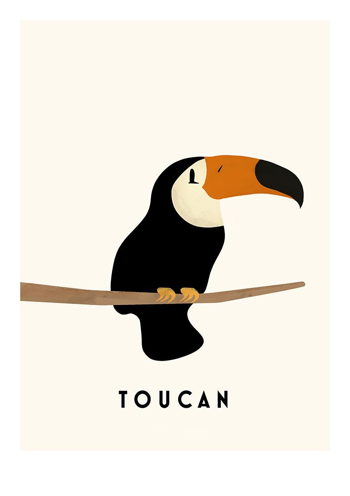 Tucan art print by Erik Wintzell for $57.95 CAD