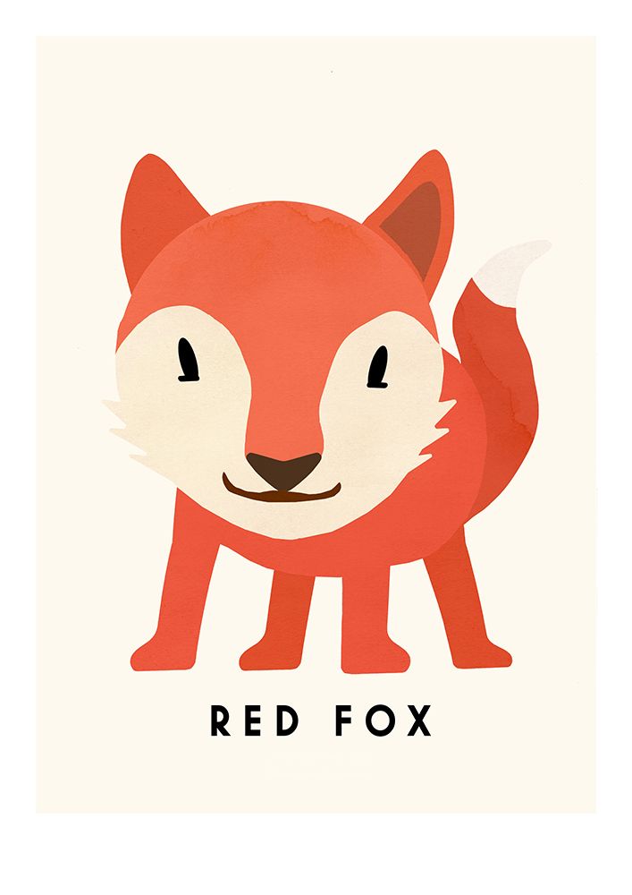Red Fox art print by Erik Wintzell for $57.95 CAD