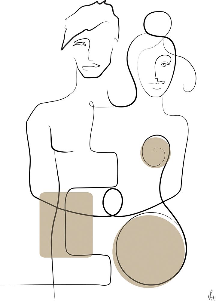 Lovers art print by Mette Handberg for $57.95 CAD