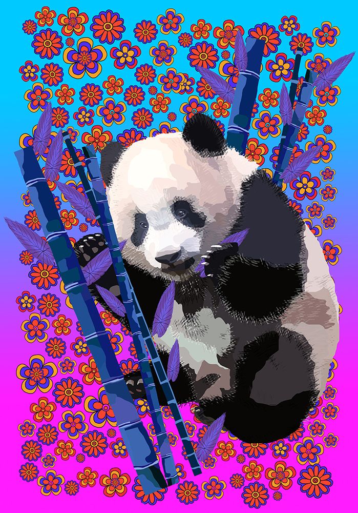 Panda art print by Lynnda Rakos for $57.95 CAD