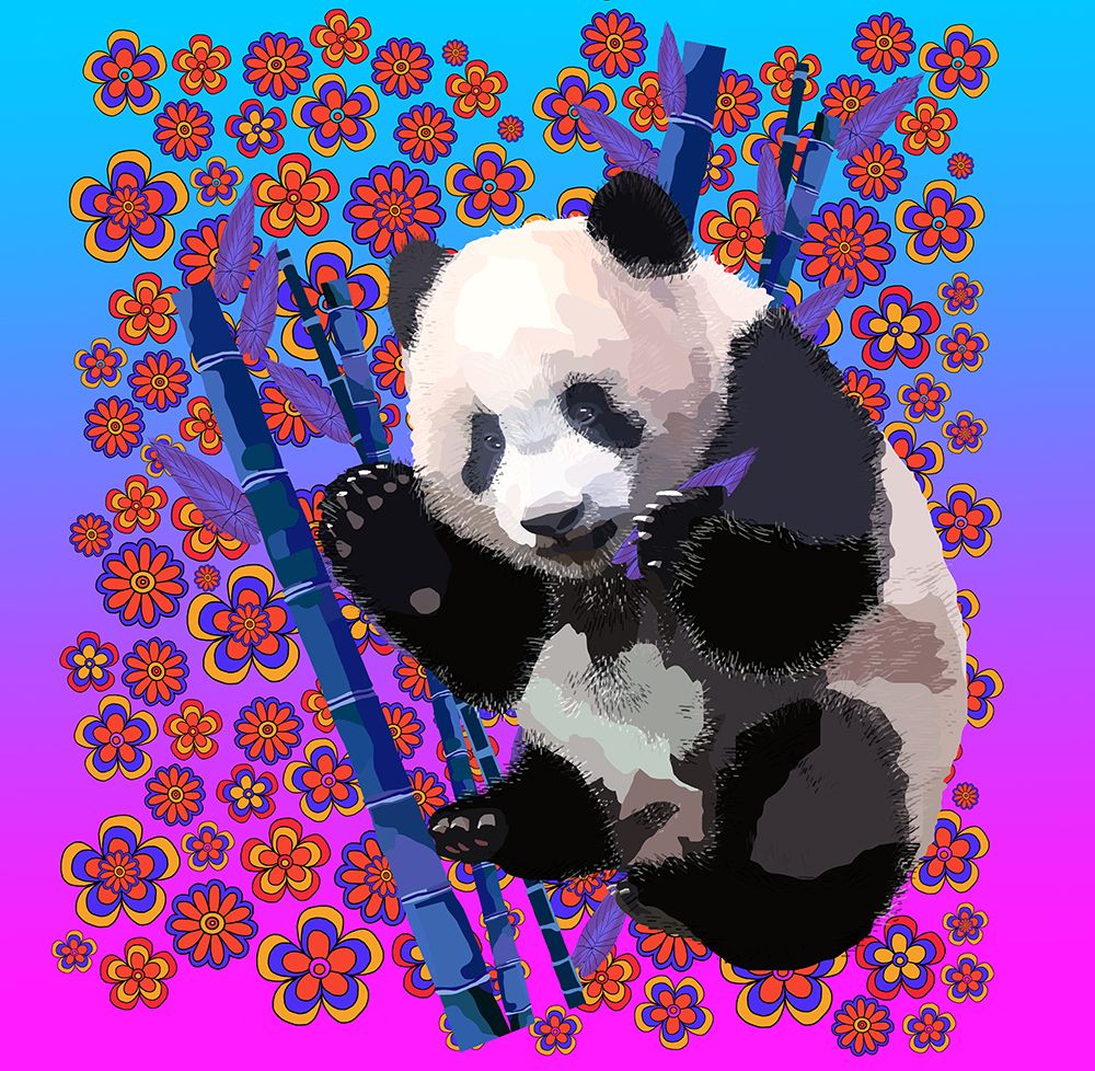 Panda art print by Lynnda Rakos for $57.95 CAD