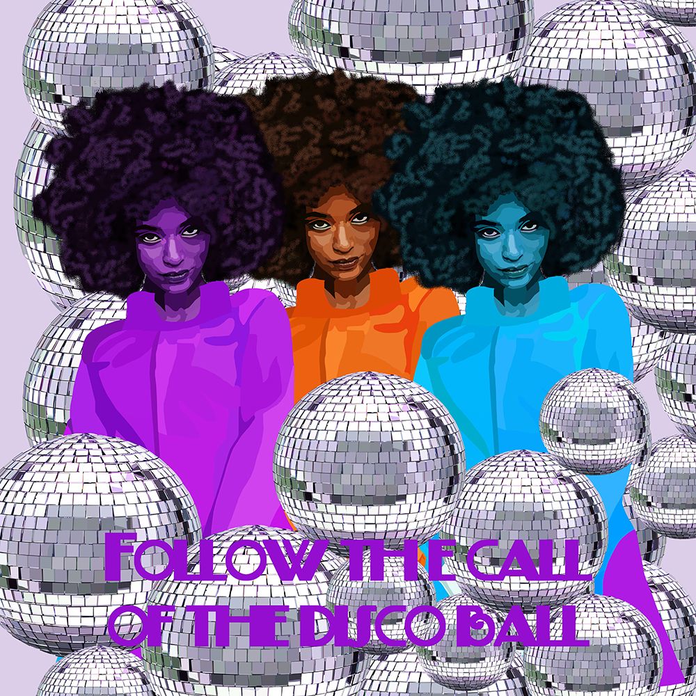 Follow the Call of the Disco Ball art print by Lynnda Rakos for $57.95 CAD