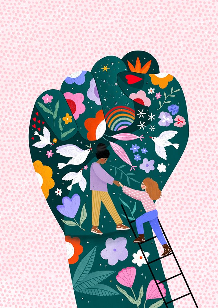 Solidarity art print by Bea Muller for $57.95 CAD