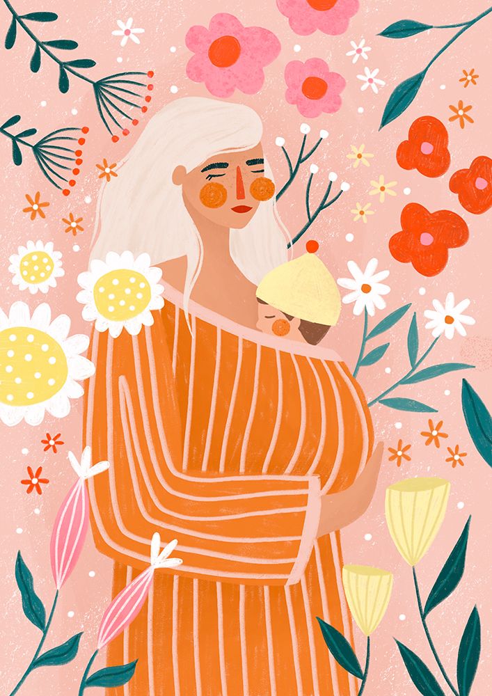 Spring Mum art print by Bea Muller for $57.95 CAD