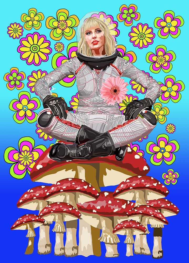 Magic Mushrooms art print by Lynnda Rakos for $57.95 CAD