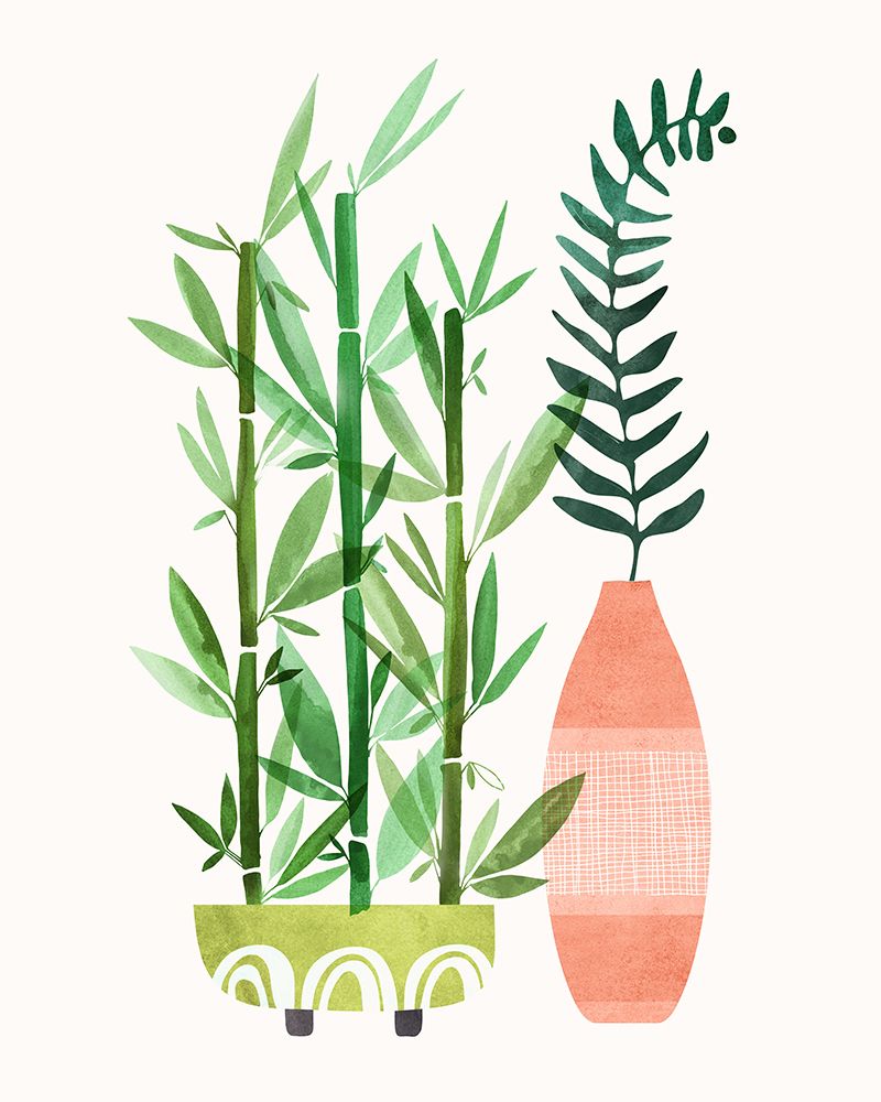 Bamboo and Fern art print by Kristian Gallagher for $57.95 CAD